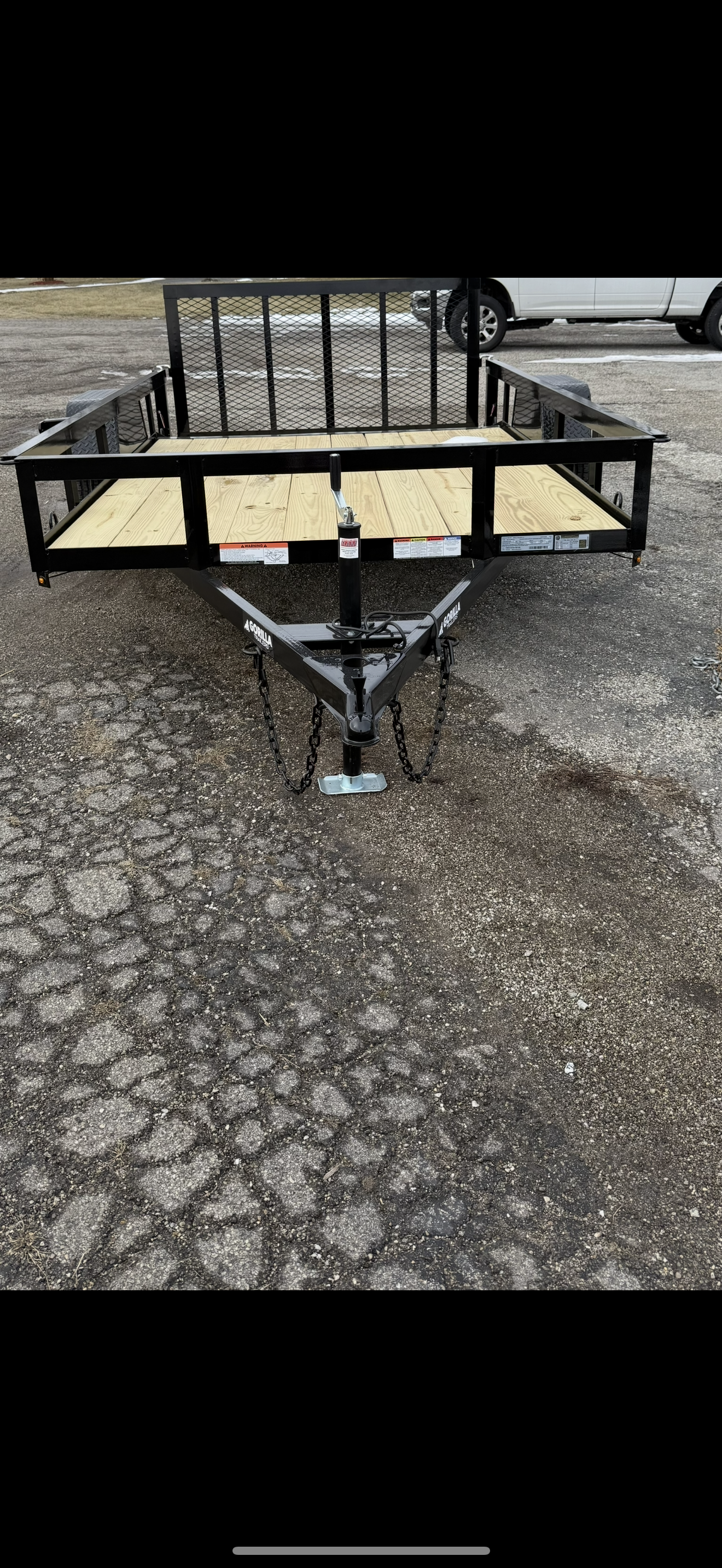 12ft Single Axle Gorilla Utility Trailer