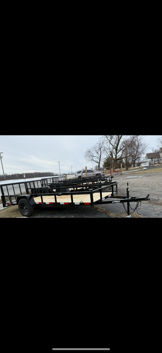 12ft Single Axle Gorilla Utility Trailer